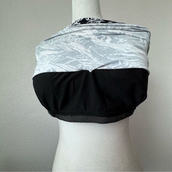 RBX Tankini Black White Adjustable Straps SZ XL - Picture 6 of 9
